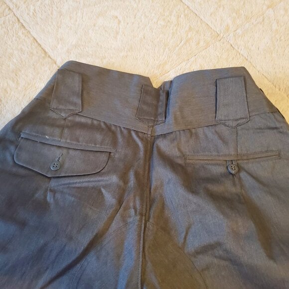 Men's Gray Riding Pants - Picture 11 of 14